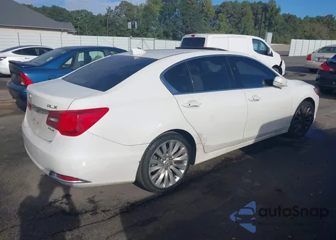 2016 Acura Rlx Technology Package z USA, uszkodzony, nr VIN JH4KC1F54GC000177